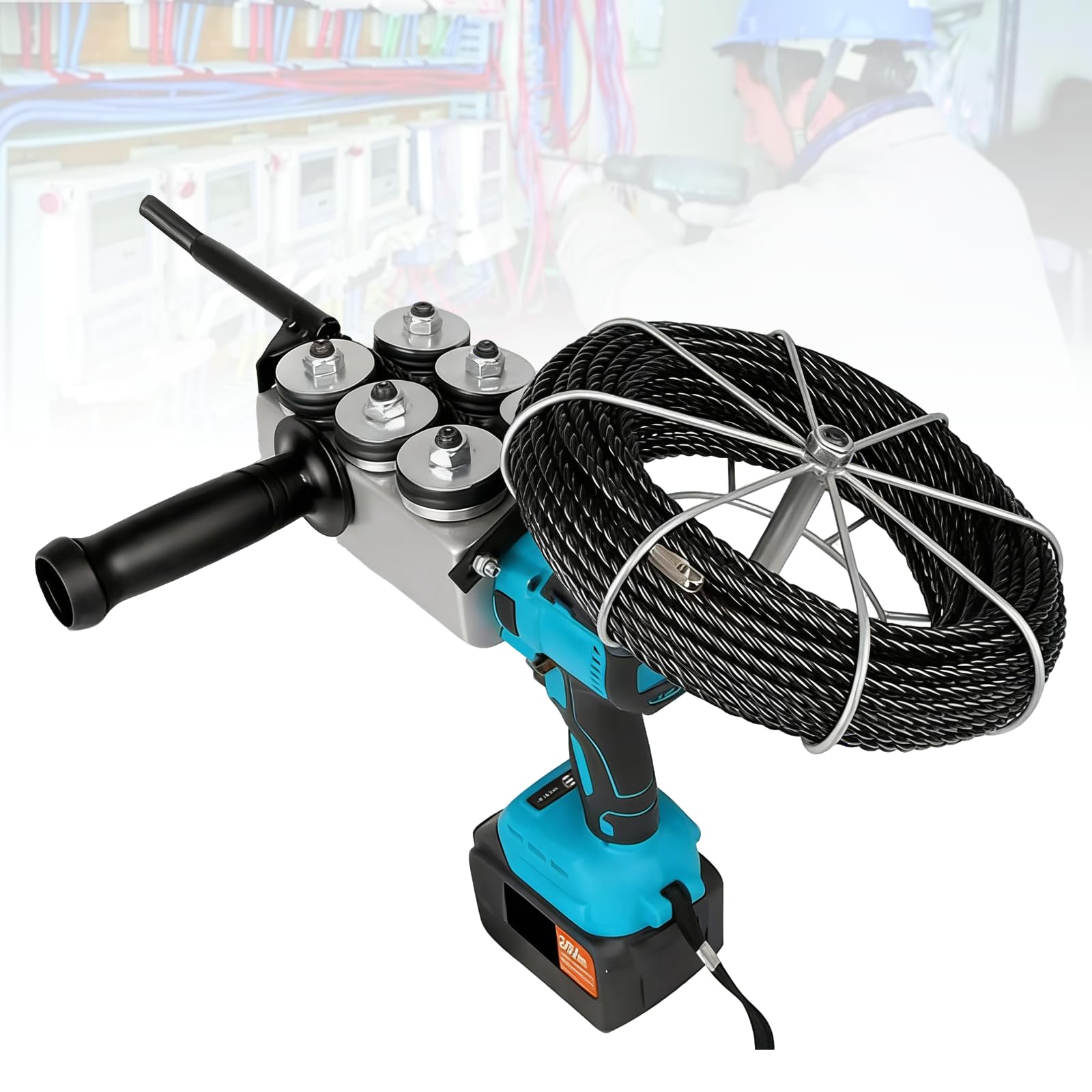 ZHENYUWANG Through-wall electrical cable puller, through-wall electrical cable puller, in-wall wire puller, cable pulling tool