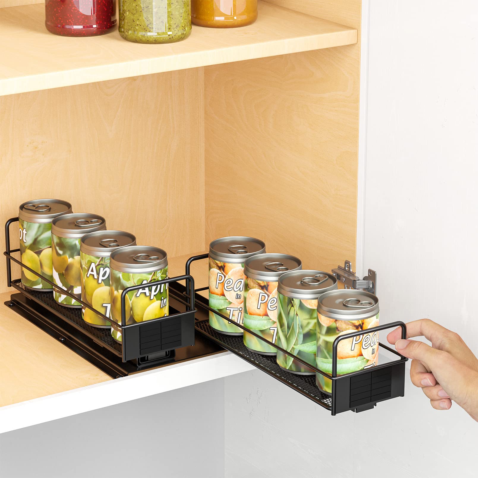 Snapklik.com : SpaceAid Pull Out Spice Rack Organizer For Cabinet ...