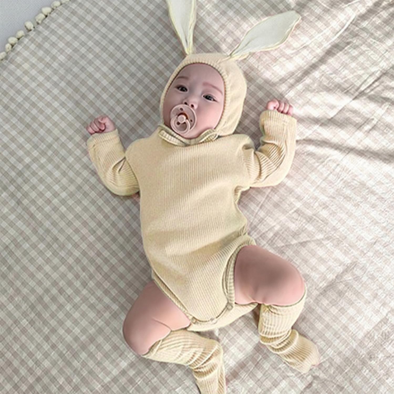 ROYLAMP Baby Girl Boy Halloween Costume Outfit Bunny Romper Set Bodysuit