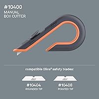 Vista 3 de Slice 10503 Box Cutter, Retractable, Utility Knife, Finger Friendly edge, Stays Sharp up to 11x Longer Than Metal , 6 Pack Hoja de bloqueo