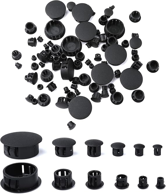 LUTER 170pcs Hole Plugs, Plastic Hole Plugs Screw