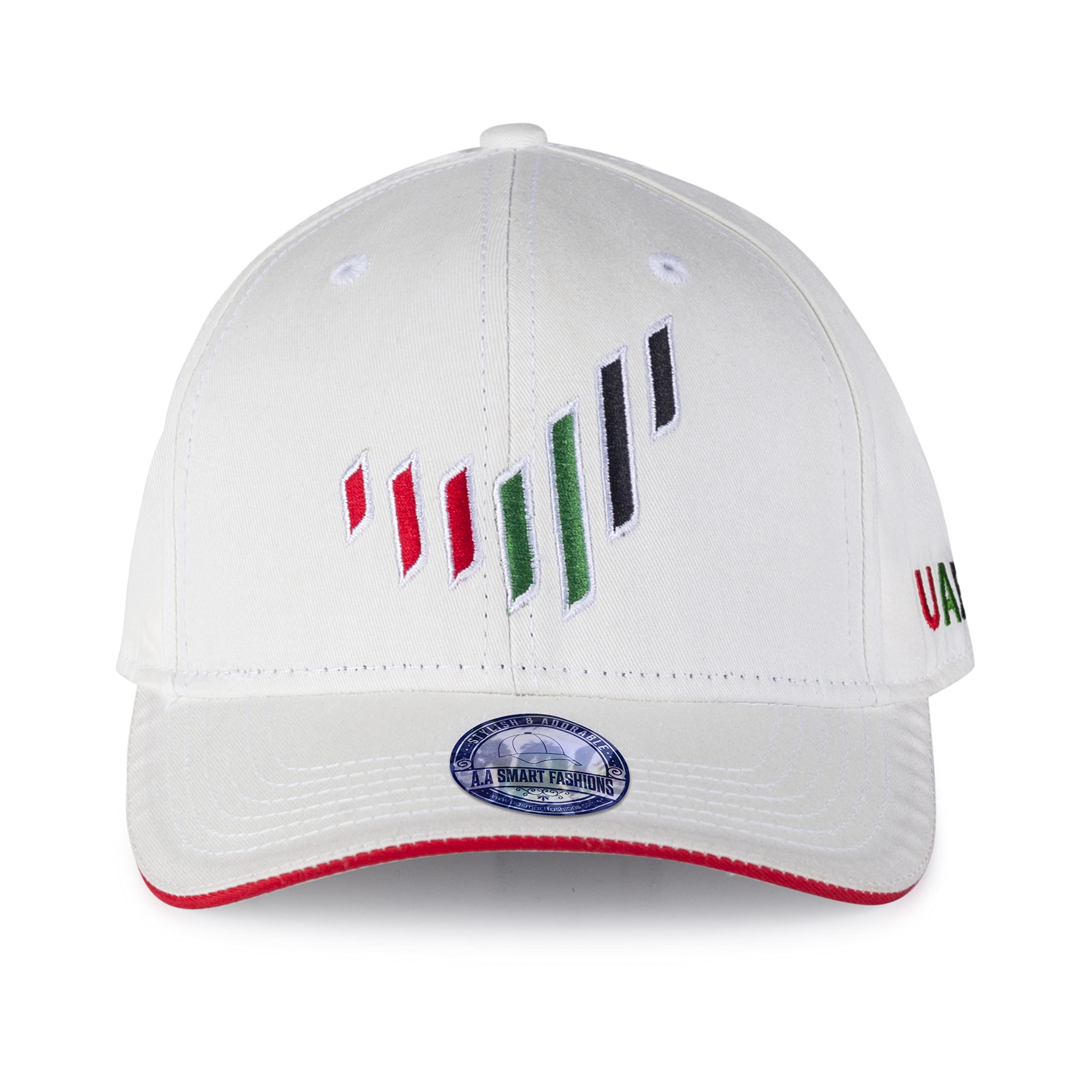 A.A SMART FASHIONS UAE National Branded Cap – White