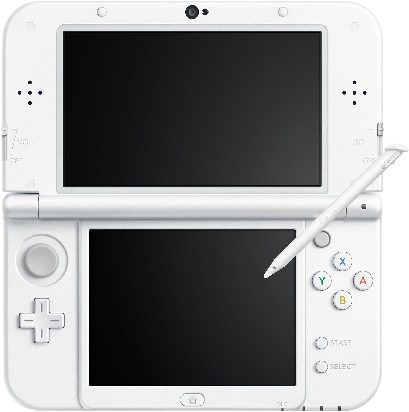発色良好 newニンテンドー3ds ll パールホワイト 新品ケース 充電器 