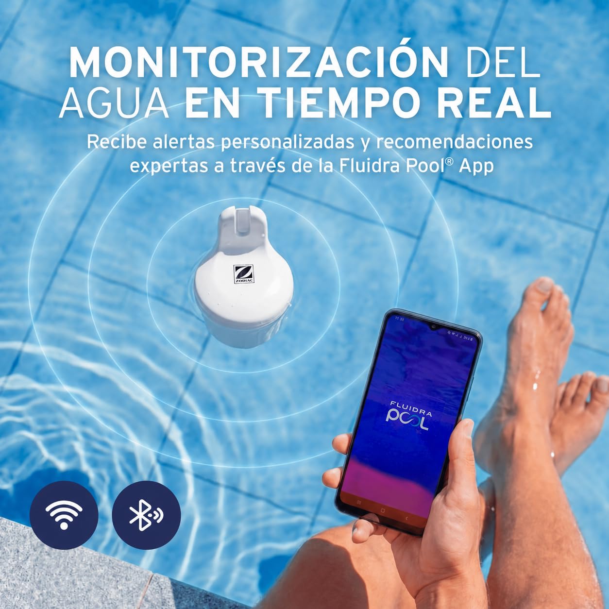 Zodiac Blue Connect Silver. Analizador Inteligente de Agua de Piscinas