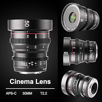 Amazon | Meike 50 mm T 2.2大口径マニュアル映画シネマレンズマイクロ