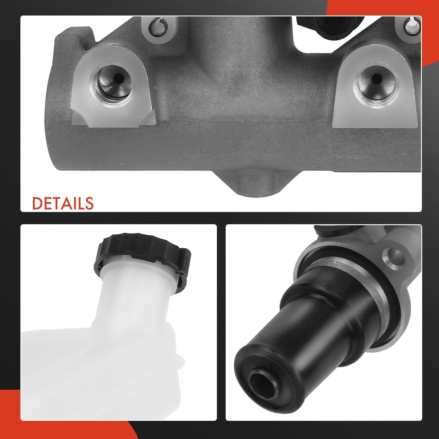 A-Premium Brake Master Cylinder with Reservoir and Cap Compatible with Chrysler and Dodge Vehicles - Town & Country, Voyager, Caravan, Grand Caravan, 2001-2002, w/Traction Control - Replaces 4721565AA