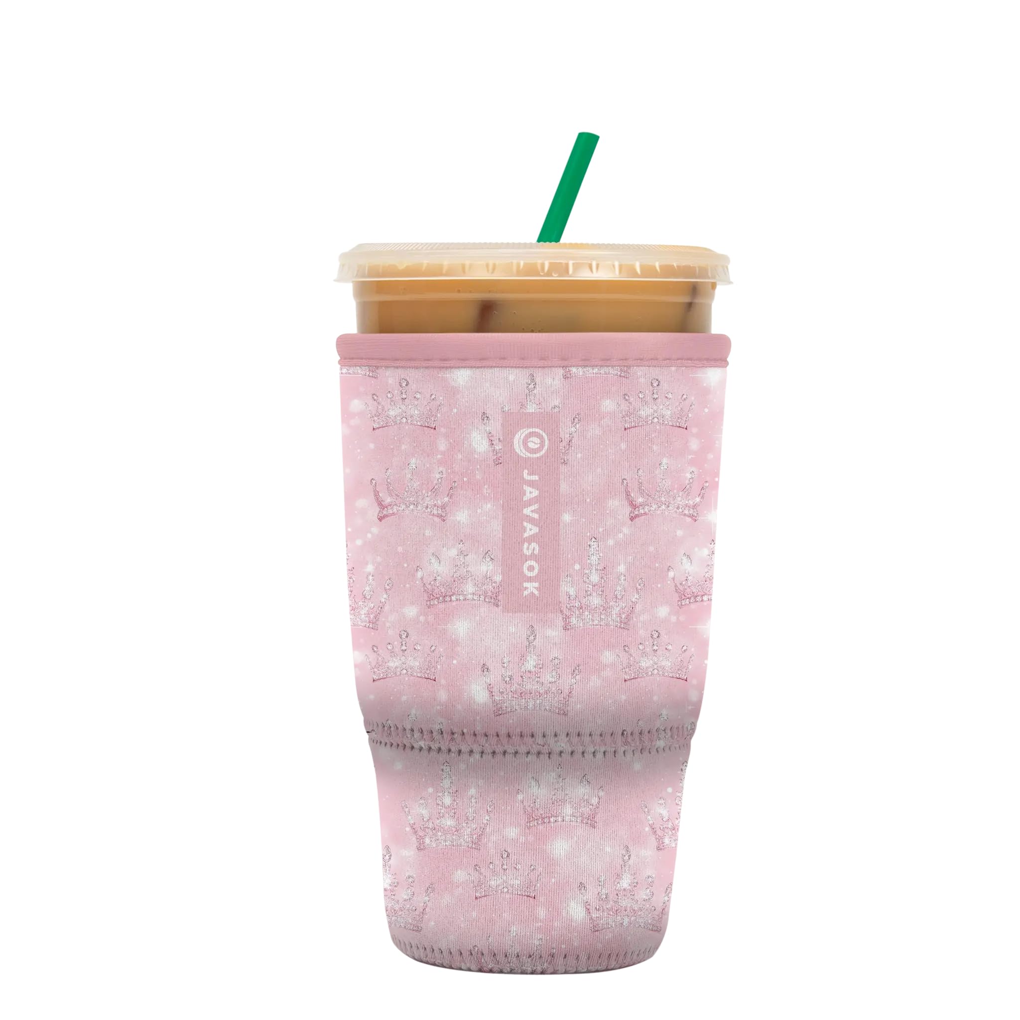 Sok It JavaSok Iced Coffee &amp; Cold Soda Insulated Neoprene Cup Sleeve (Wand of a Kind, Large: 30-32oz)