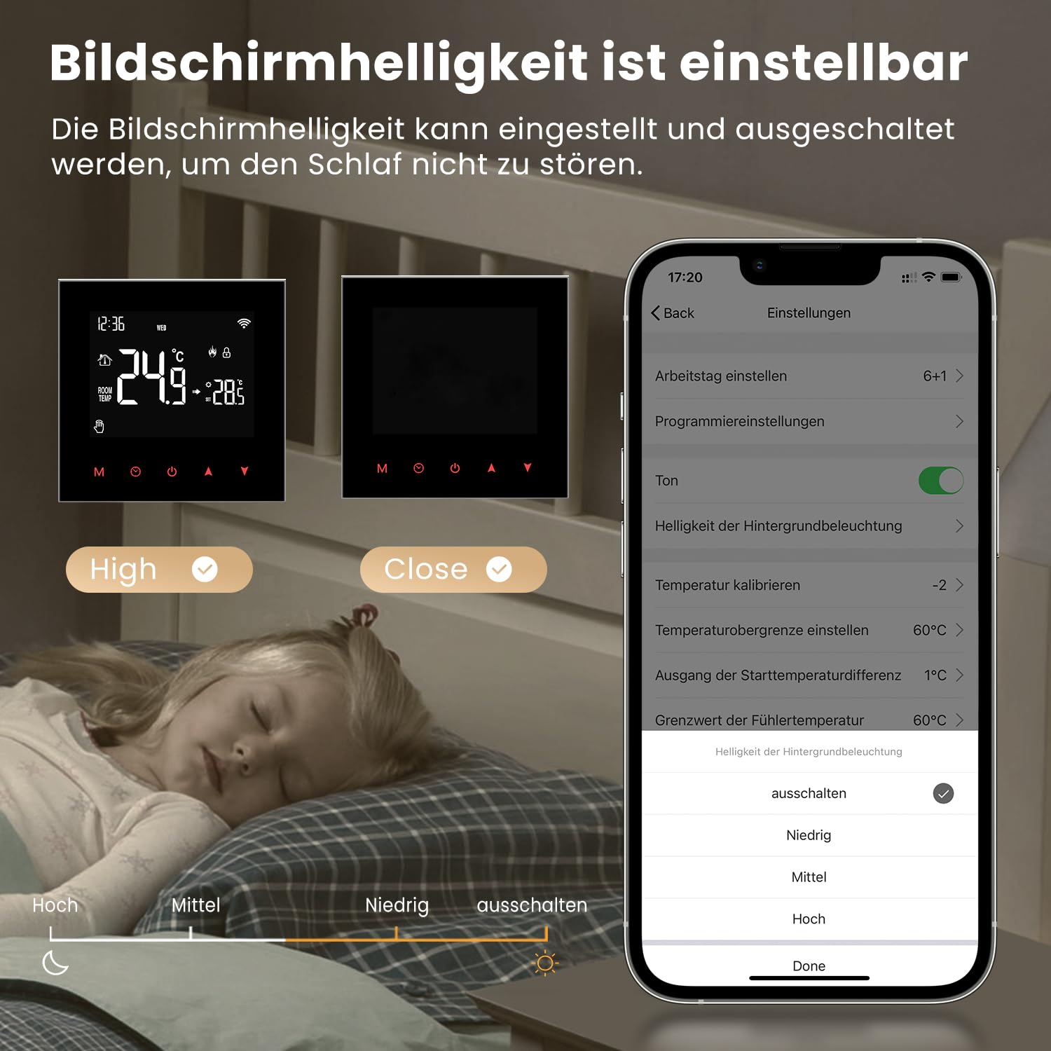 AVATTO Termostato inteligente WiFi para calefacción por suelo radiante eléctrico, termostato de calefacción digital inteligente, Google Home, Smart Life/Tuya app