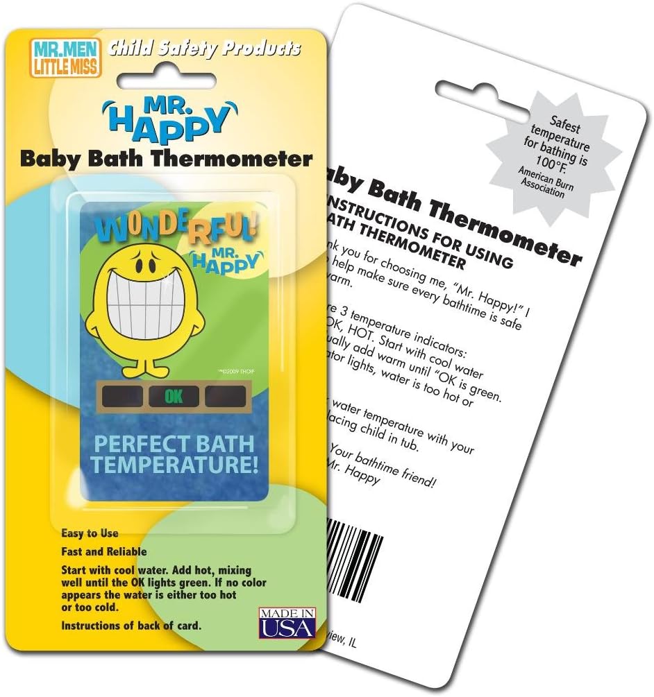 Mr. Happy Bath Thermometer (Pack of 4)