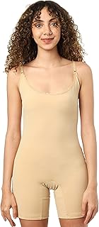 مشد كورسيه بتصميم سالوبيت بكباسين كامل لدعم الجسم بطبقة مزدوجة للنساء من لاسو (عبوة من 1 قطعة)