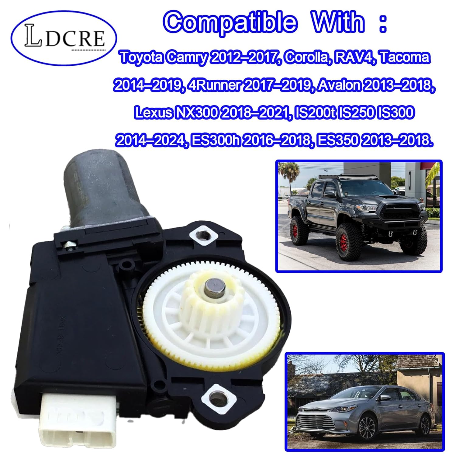 471701-10110 Sunroof Motor Replacement Fit for Toyota Camry Corolla RAV4 Tacoma Avalon 2012-2019, Lexus NX300 IS250 IS300 ES350 2013-2024 | OE 47170110110