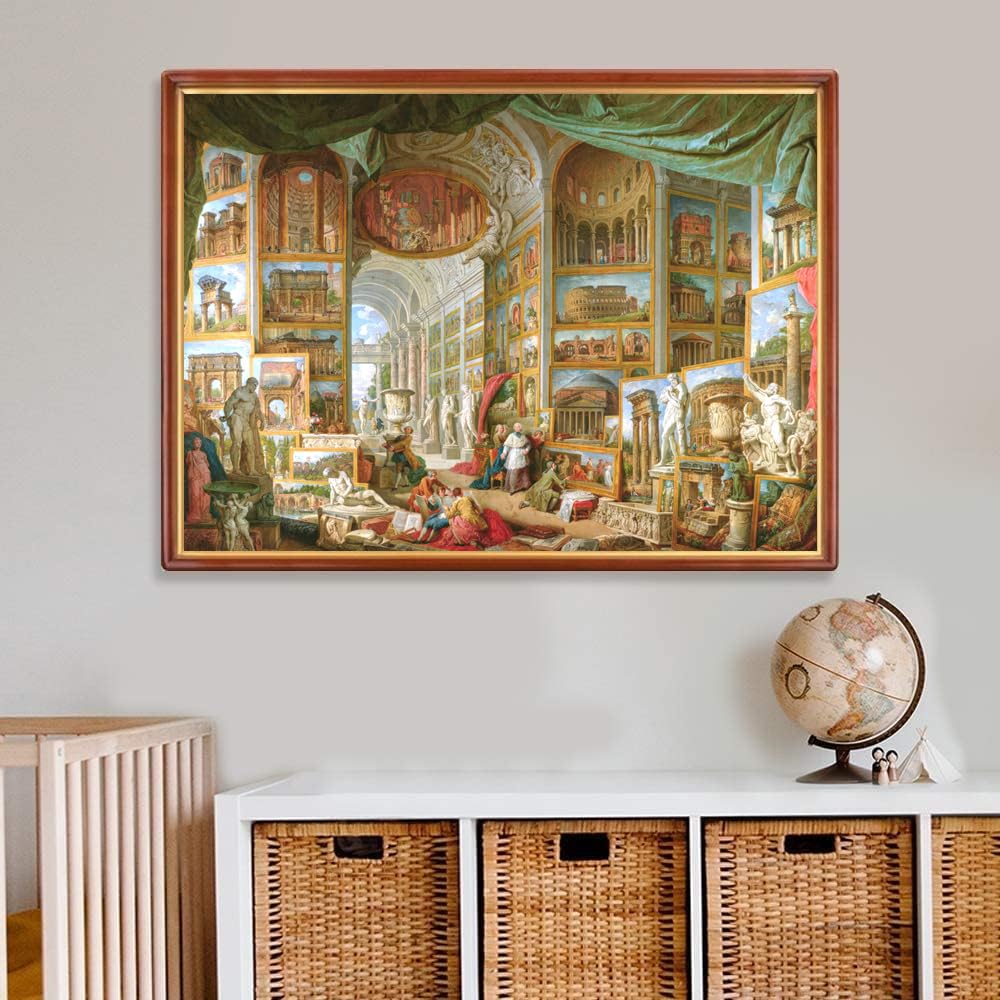 Jigsaw Puzzles for Adults 1000 Piece Gallery Views of Ancient Rome 27.56 x 19.69 Inch Jigsaw Puzzle for Adults Educational Game Challenge Toy 1000 Pieces Puzzle for Adult - Image 2