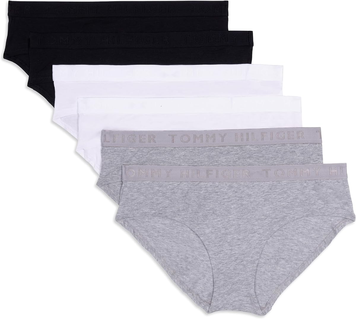 Ropa interior hipster de algodón para mujer, paquete de 6