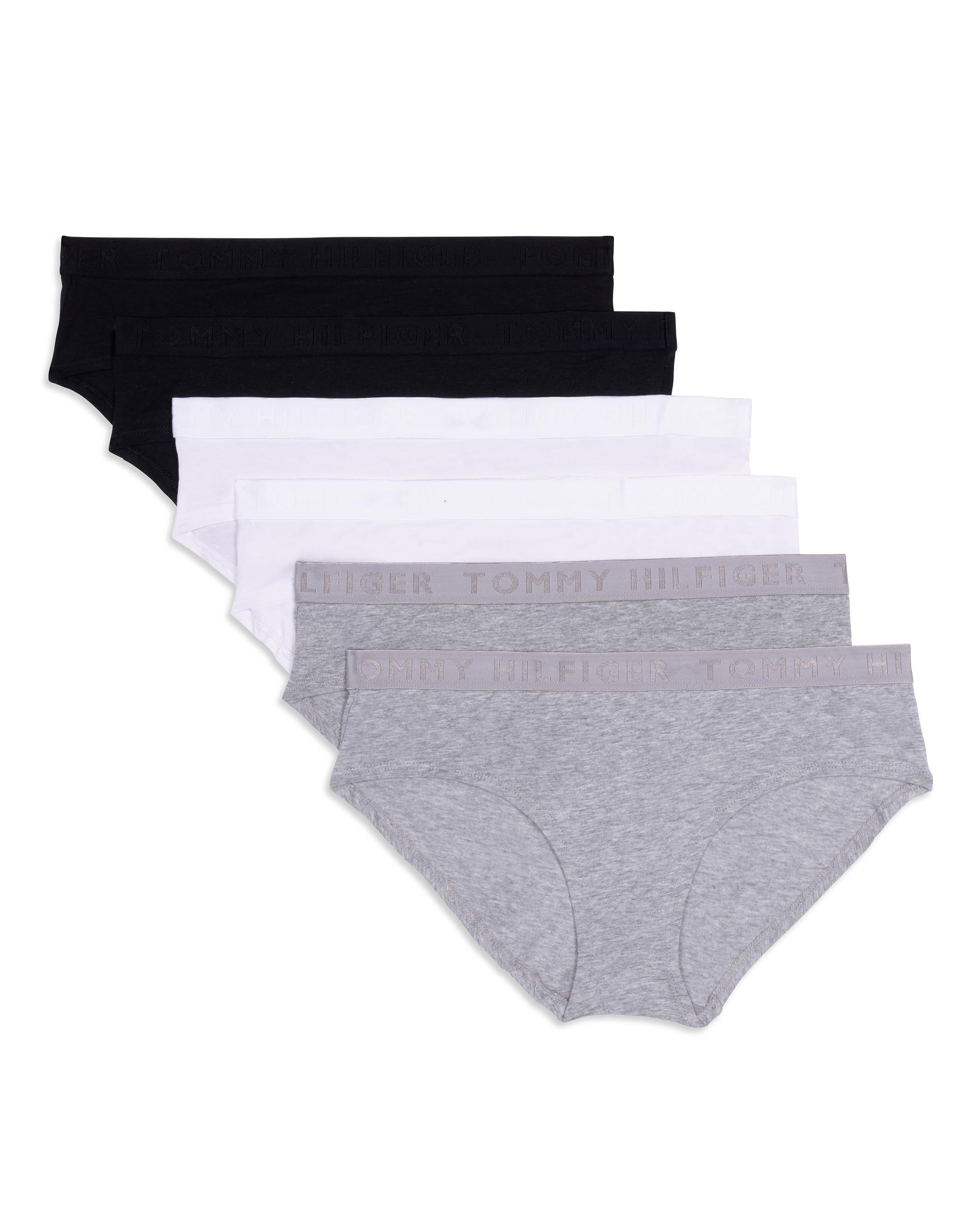 Tommy Hilfiger Women's Cotton Hipster Underwear 6-Pack