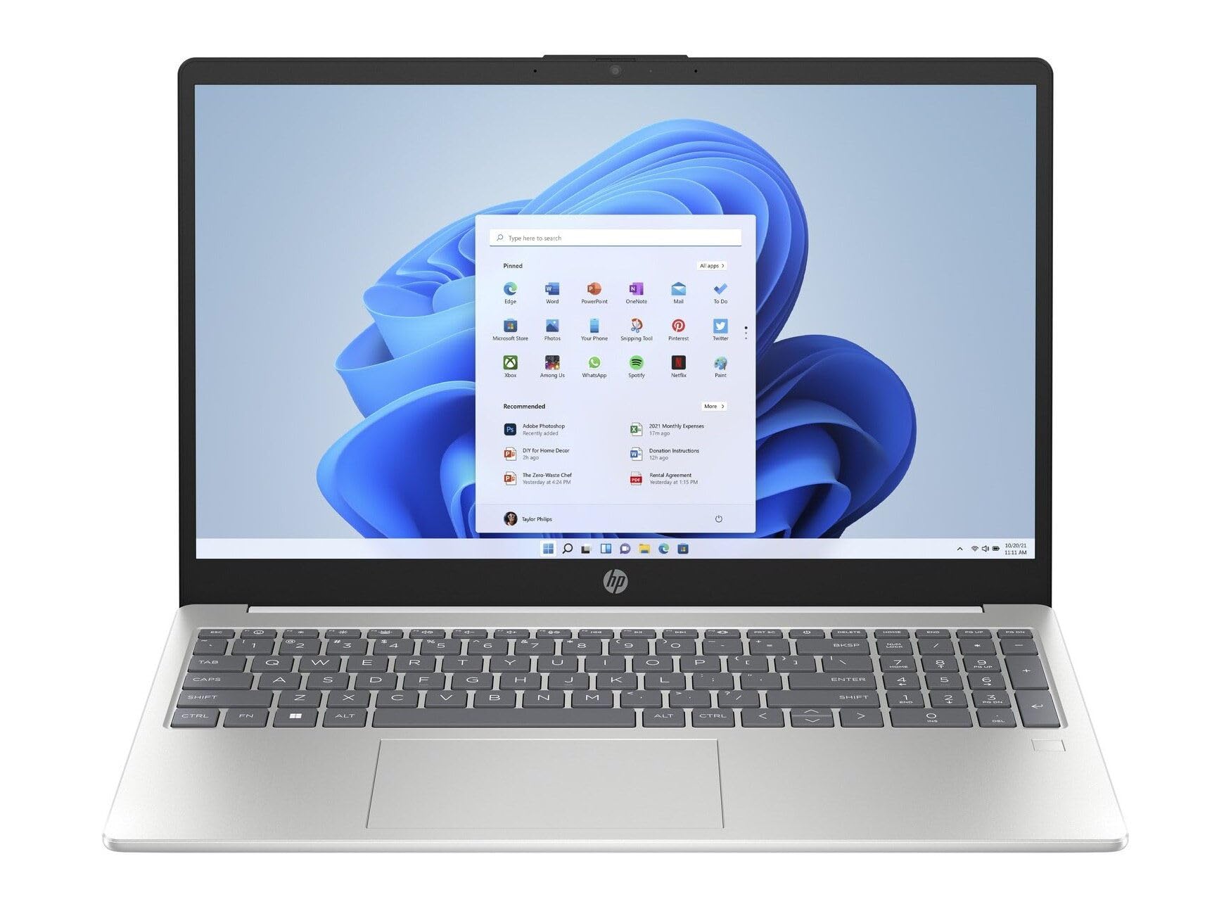 HP Ordinateur Portable 15-fc0113nf 15,6" FHD R5-7520U 16 Go 512 SSD W11H