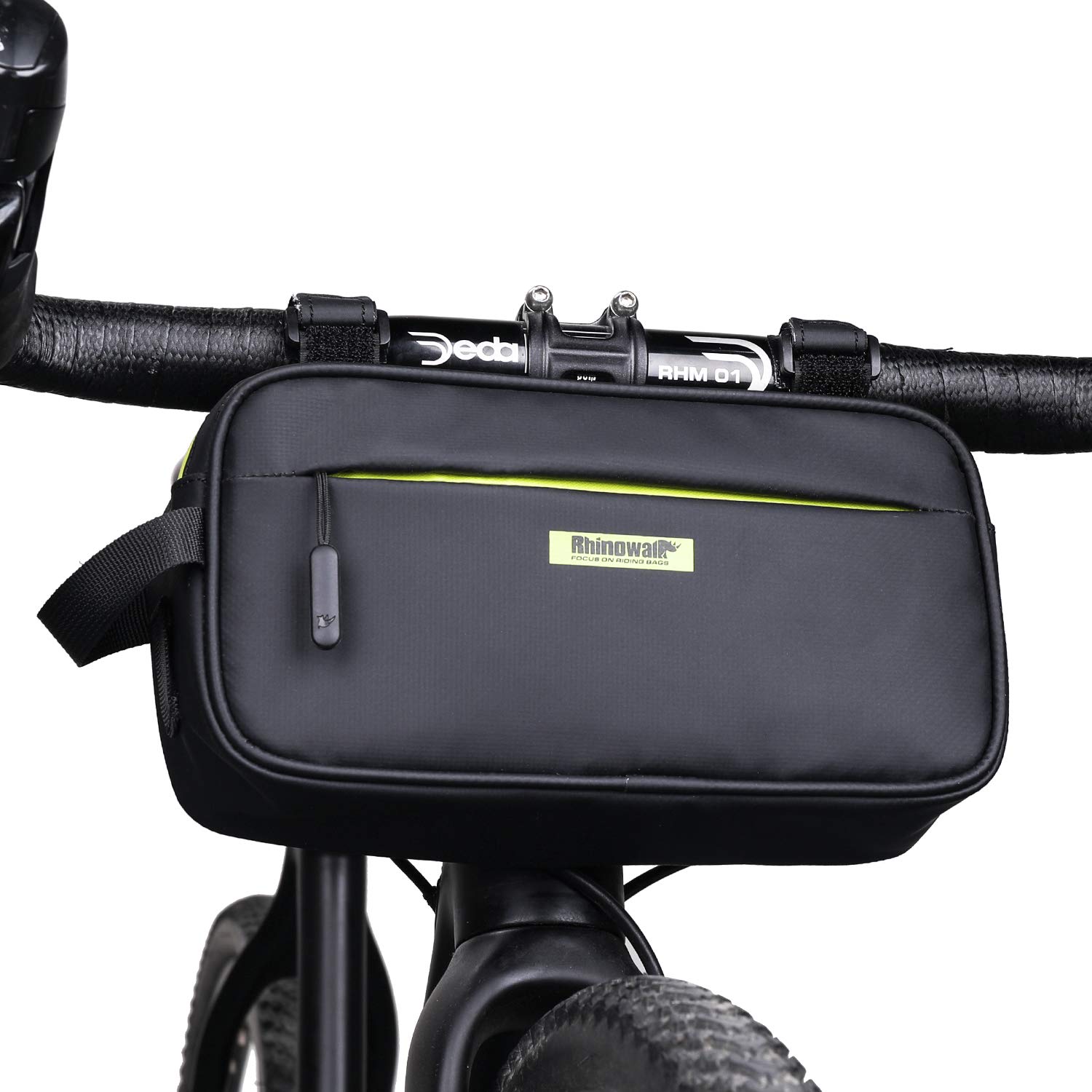 RhinowalkMultifunction Bike Handlebar Bag Front Bag Bicycle Frame Bag Waterproof Shoulder Bag Handbag Waist Bag