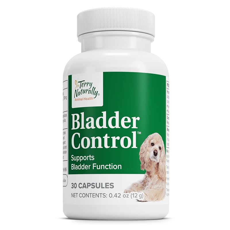 Suplemento fitoterápico para cães Terry Naturally Bladder Control, 30 cápsulas
