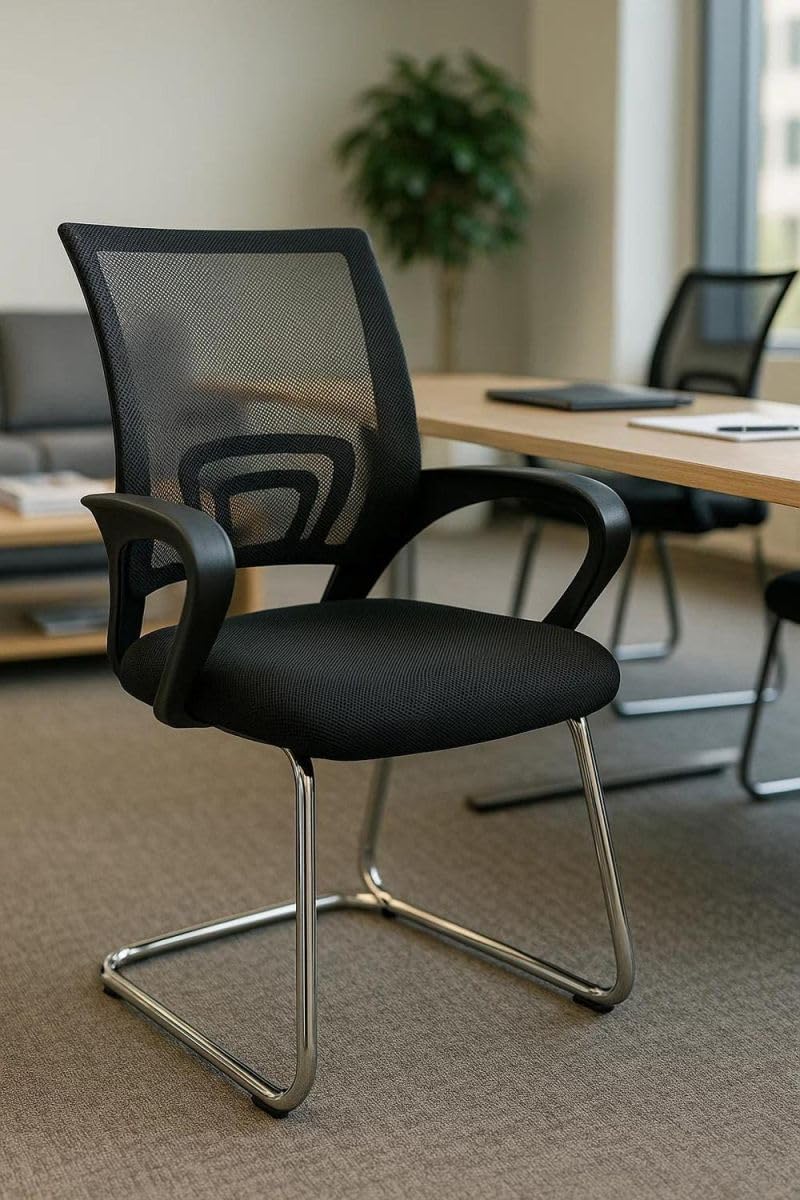Regalos Miguel - Silla de Oficina sin Ruedas Confidente Midi - Máxima Ergonomía - Ideal para Escritorio y Gaming