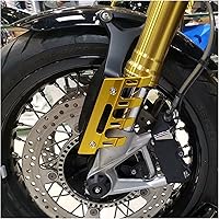 Vista 4 de Protección contra caídas para motocicleta, guardabarros delantero, protección lateral, deslizadores de aluminio CNC, accesorios universales