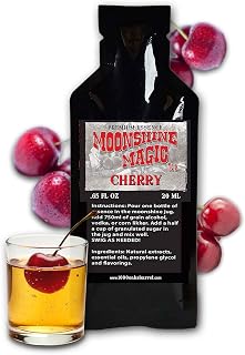 Cherry Moonshine Essence Flavoring | Moonshine Magic Refills | Thousand Oaks Barrel Co. | Gourmet Flavor for Barrel Aged Cocktails Mixers and Cooking | 20ml .65oz Packet