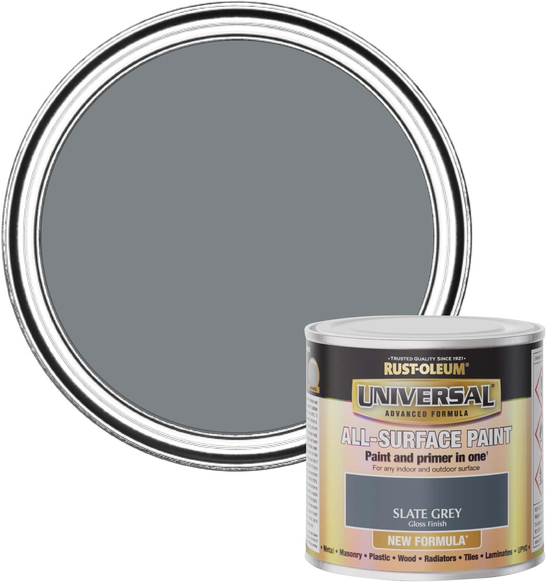 Rust-Oleum Universal Gloss Slate Grey 250ml
