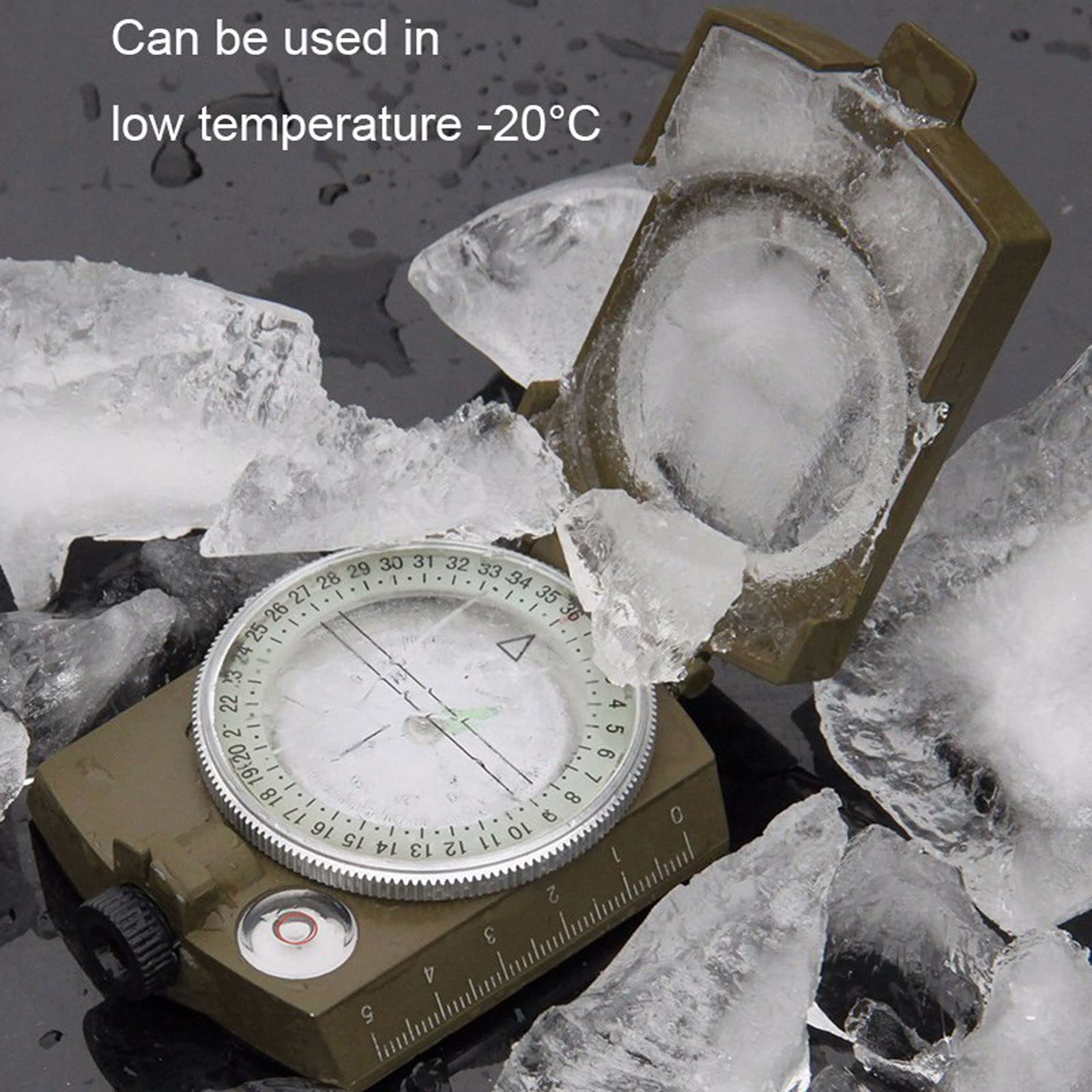 JINGYAN Kompasy Military Compass Survival Kompas Piesze wycieczki Outdoor Camping Sprzęt geologiczny