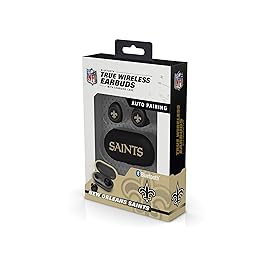 SOAR NFL True Wireless Earbuds, New Orleans Saints