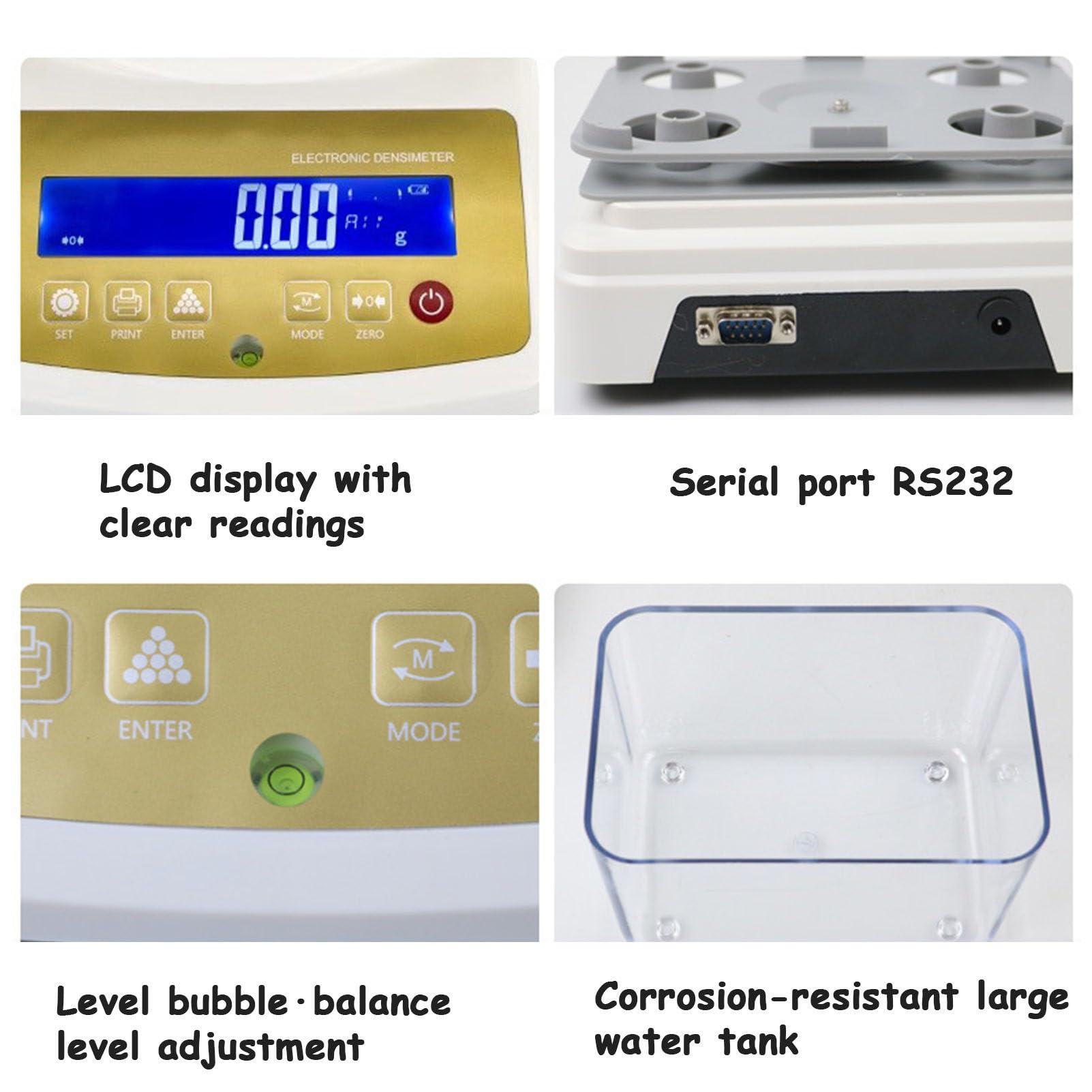 Goldreinheits-Analysegerät, digitaler elektronischer Goldreinheits-Tester, Goldreinheitsgehaltsdetektor, Reinheitsdichtemessgerät für Gold, Silber, Platin, Echtheitsprüfer für Edelmetalle,MDJ-1200K