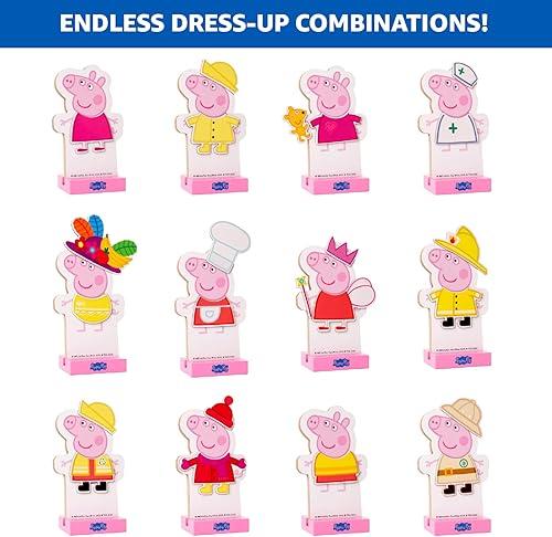 Miniatura 6 de Rompecabezas magnético de madera The Canadian Group Peppa Pig 25 piezas