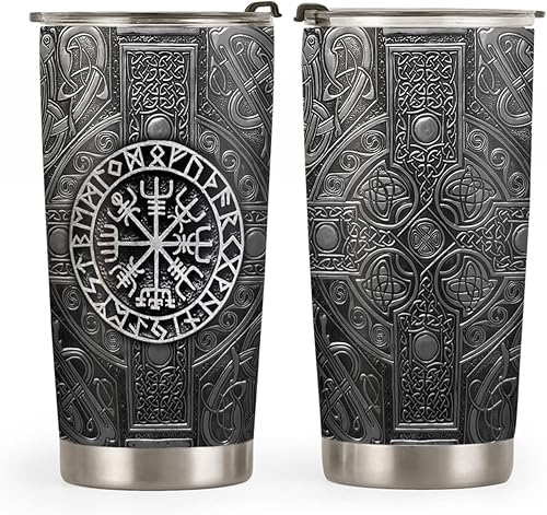 Regalos vikingos de 20 onzas para hombres, regalos de mitología nórdica, regalos del día de San Valentín para él, cumpleaños, regalos inspiradores,