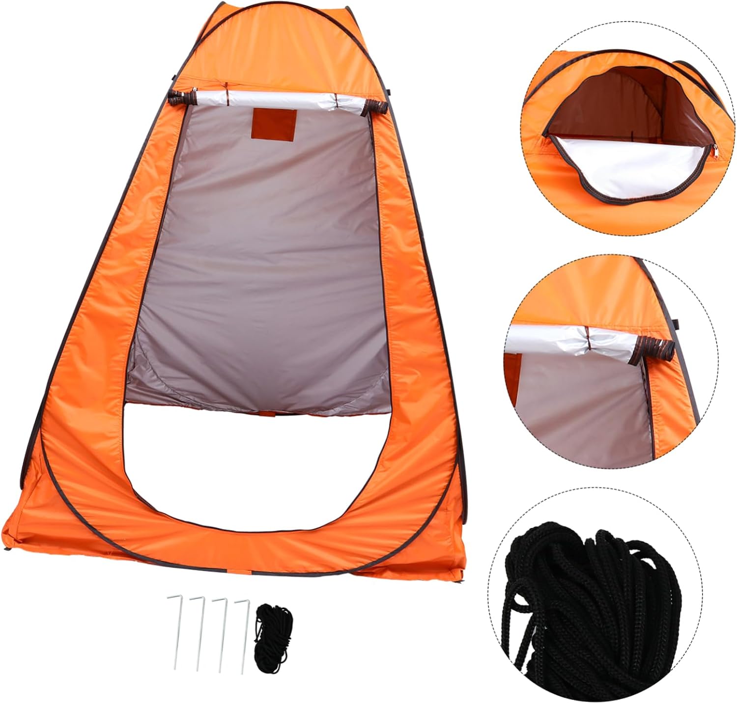 Sosoport Portable Tent for Fishing Camping Quick Tent Automatic Setup Space Windproof Easy Storage