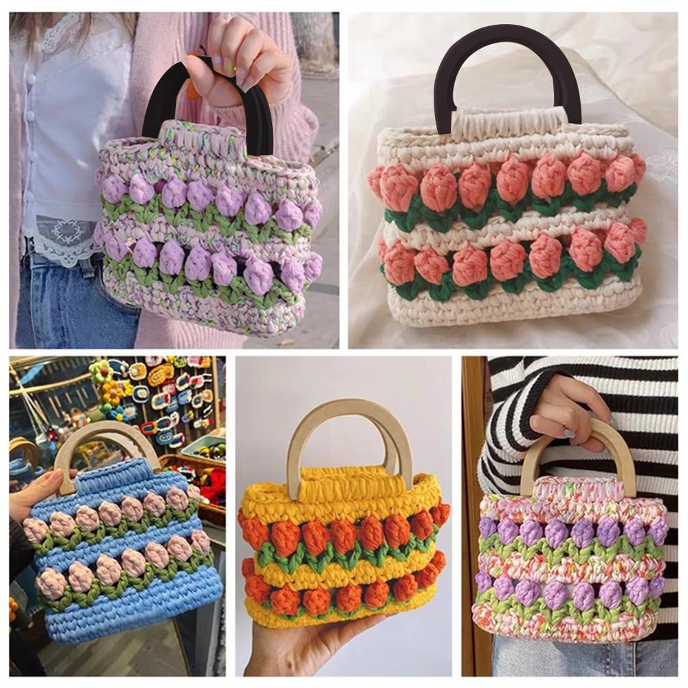 Asas Para Bolsas Tejidas Asas Bolsos Crochet Asas Para Bolsos De