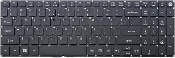 الأصل الجديد لـ Acer Aspire ES1-572 ES1-523 ES1-533 ES1-524 US Black Keyboard