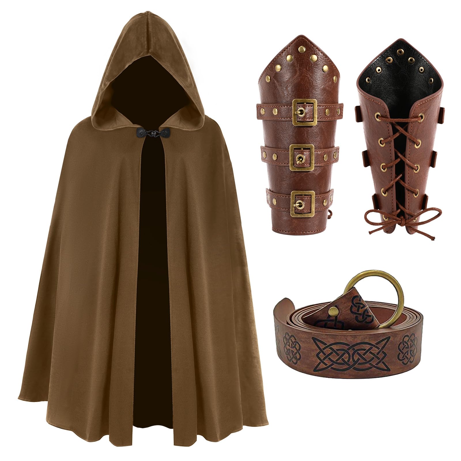 JoyFuncos Medieval Cloak with Hood
