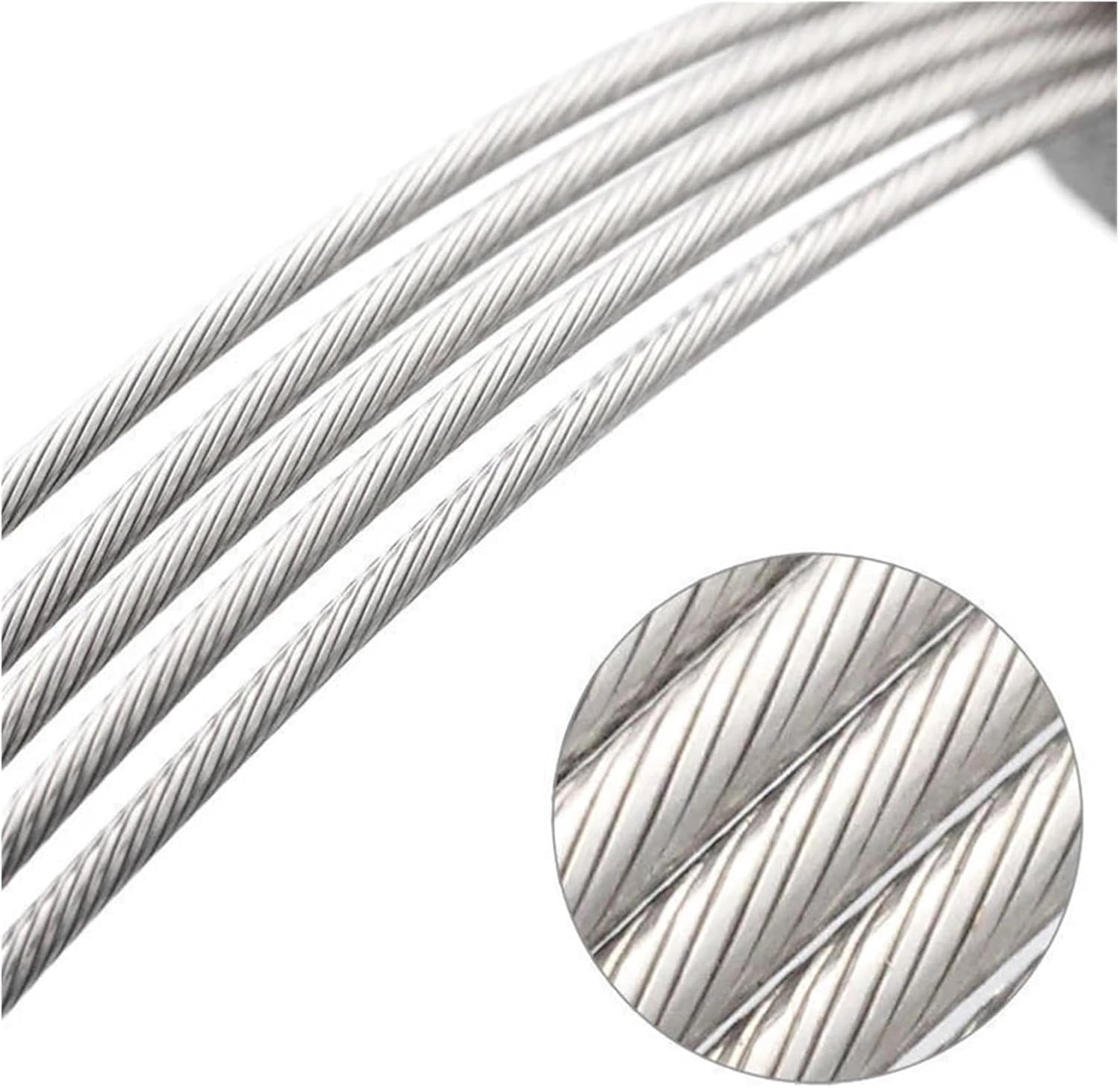 Bike Cable Set for MTB Road Bicycle 4mm 5mm Brake Shift Cable Set Mountain Bicycle Derailleur Cable Housing