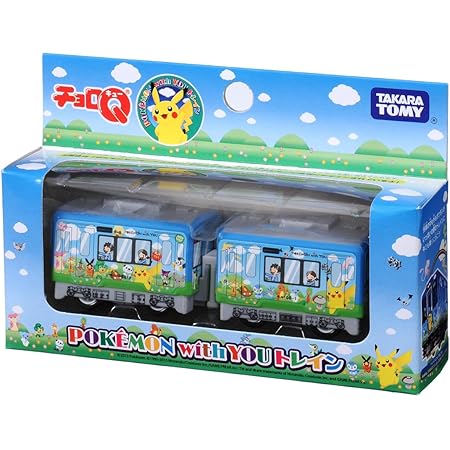 Amazon ポケットモンスター Pokemon With You トレインチョロq 2両編成版 車両 おもちゃ