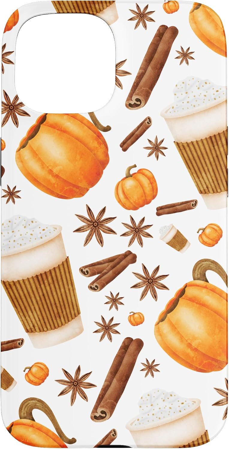 Fall Leaves Phone Gift Halloween Thanksgiving Pumpkin Case for iPhone 12/12 Pro