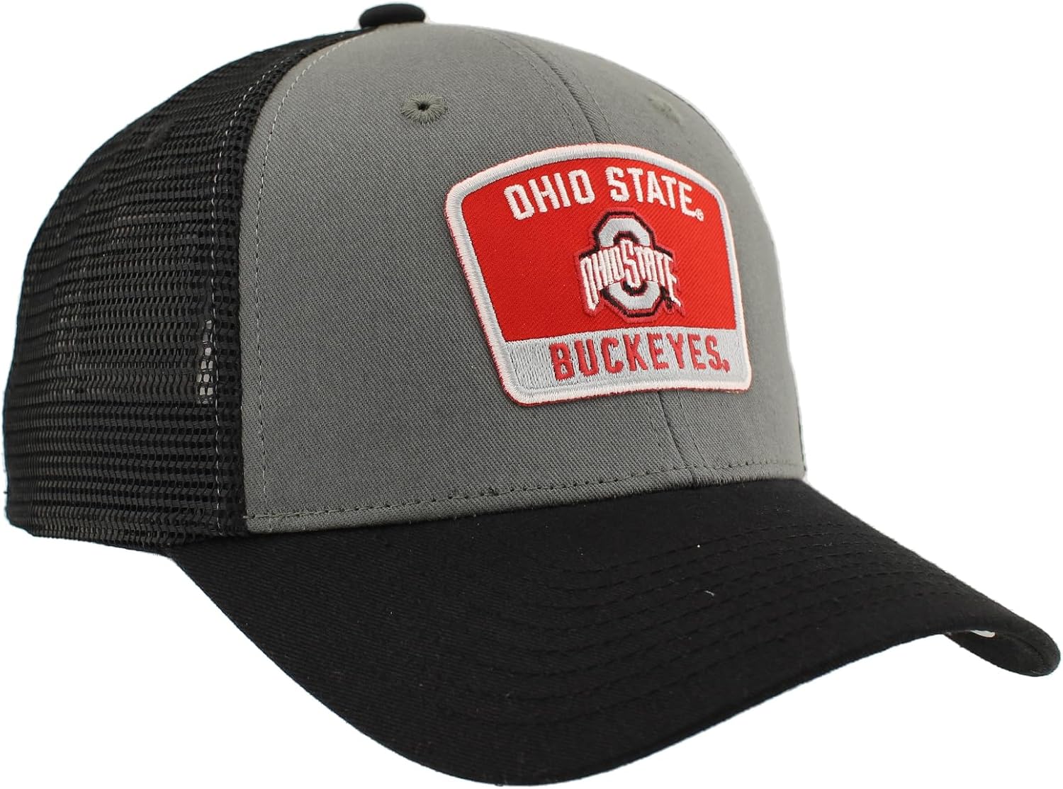 Ohio State Buckeyes NCAA Officially Licensed Snapback Hat Big Rig Patch Black Gray Switchback - Image 5