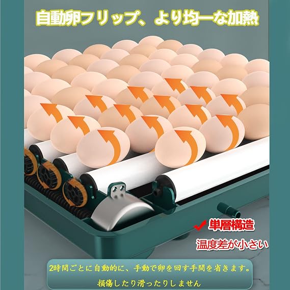 Automatic Incubator Automatic Hatching Machine Egg Hatcher Automatic Egg Turner Egg Incubator Small Automatic Incubator Large Capacity Bird-Specific Egg Hatcher Automatic Temperature Control
