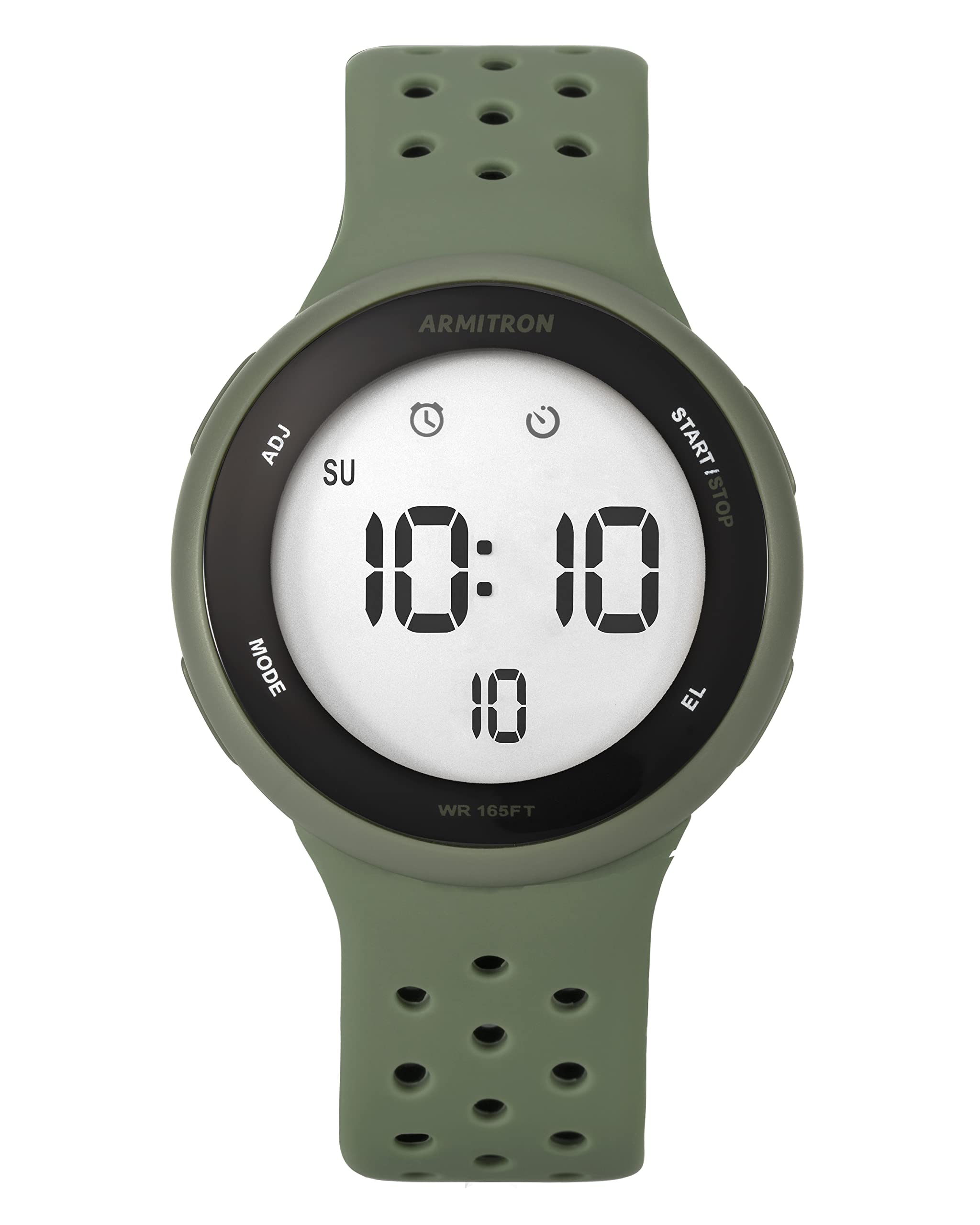 ArmitronUnisex Digital Chronograph Silicone Strap Watch, 40/8423