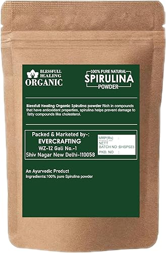 Miniatura 2 de Espirulina en polvo natural 100% pura y orgánica  7.05 onzas (7.05 oz)
