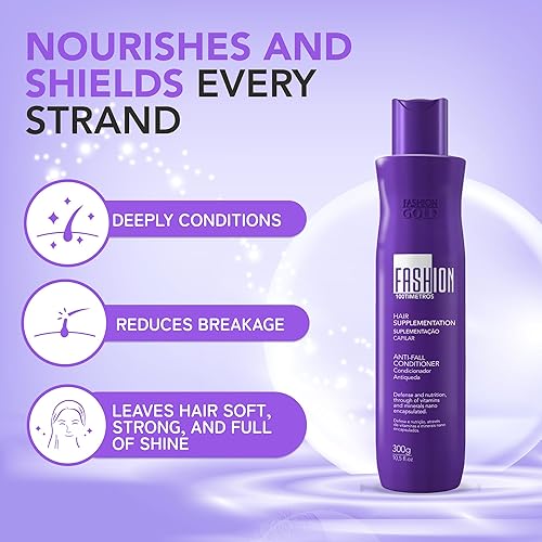 Miniatura 2 de FASHION GOLD ACONDICIONADOR Antiadelgazamiento 10.1 fl oz  100Tímetros