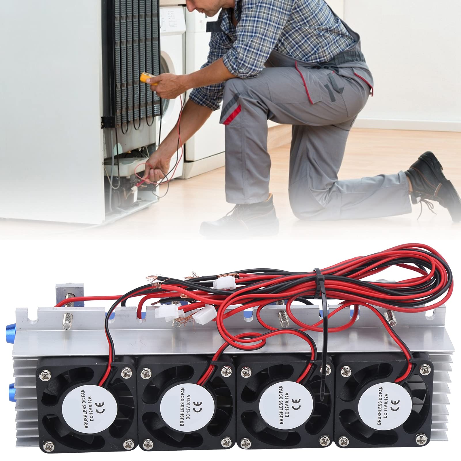 Termoelektryczny klimatyzator półprzewodnikowy do systemów chłodzenia "zrób to sam"