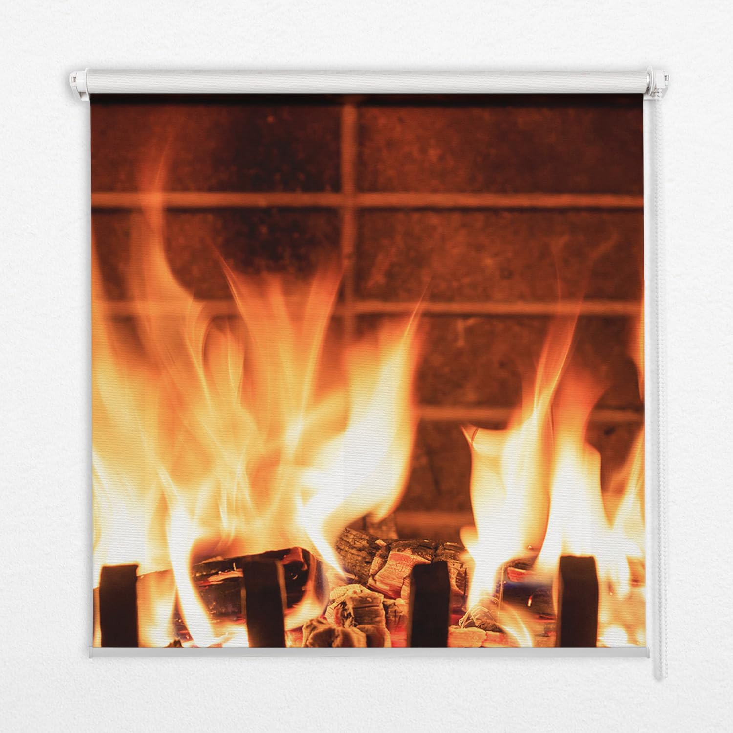 Store enrouleur sans perçage Tulup 140x180cm pour coin cheminée cosy