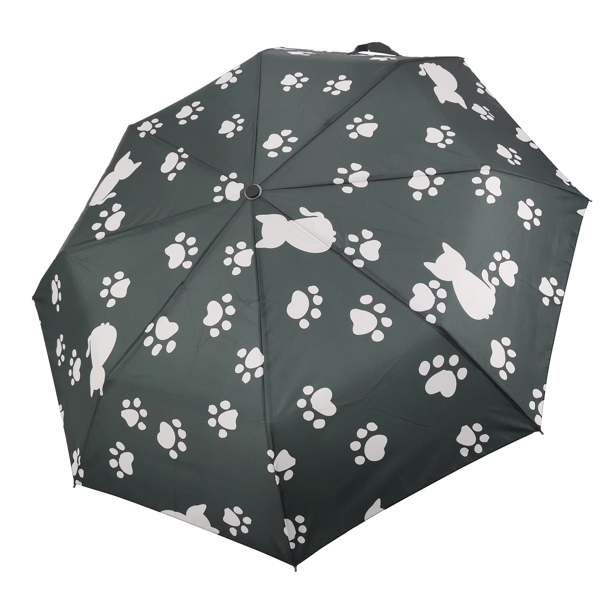 KhululaAutomatic Auto Open Close Compact Printed Travel Umbrella for Rain Water-Resistant Mini Small Size Lightweight Folding Umbrella