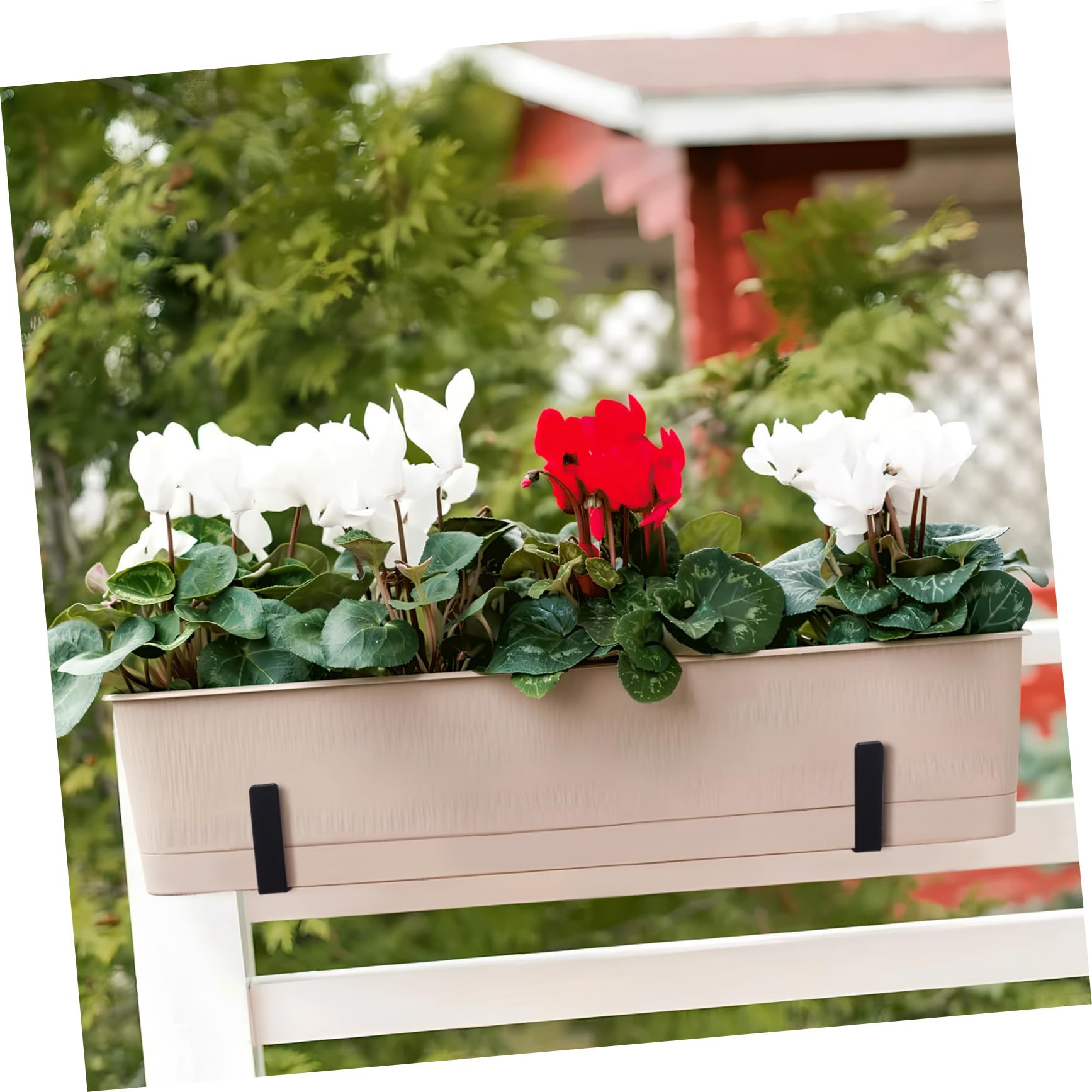 Pflanzkastenhalterung Blumenkasten-geländerhalterung Balkondekoration Für Wohnungspflanzen Clip Einfach Zu Installierende Blumentopfhalter
