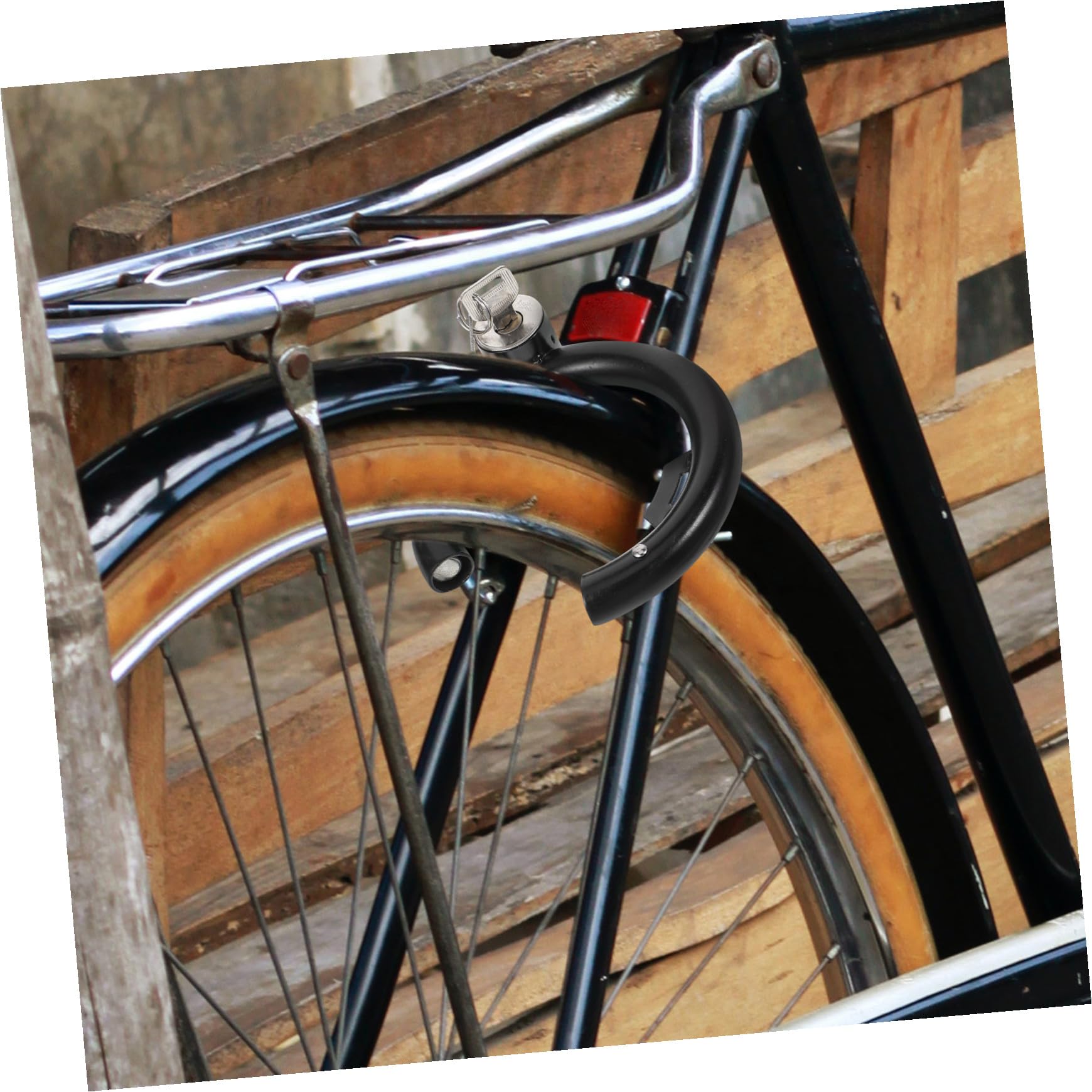 Lucchetto Rotondo Per Bicicletta in Metallo Resistente All Usura Adatto Manubri Telai e Portapacchi Per Mountain Bike Biciclette Standard e Scooter