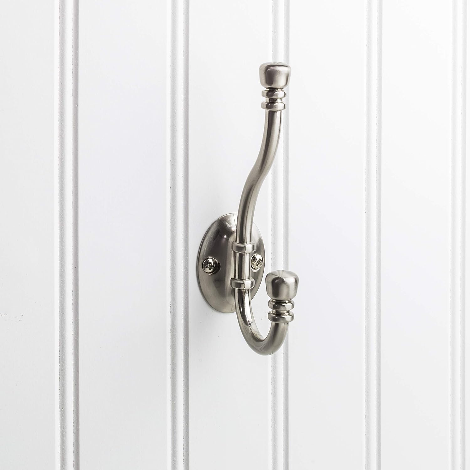Elements YD50-518SN Sedona 5-3/16" Traditional Double Prong Robe Hook