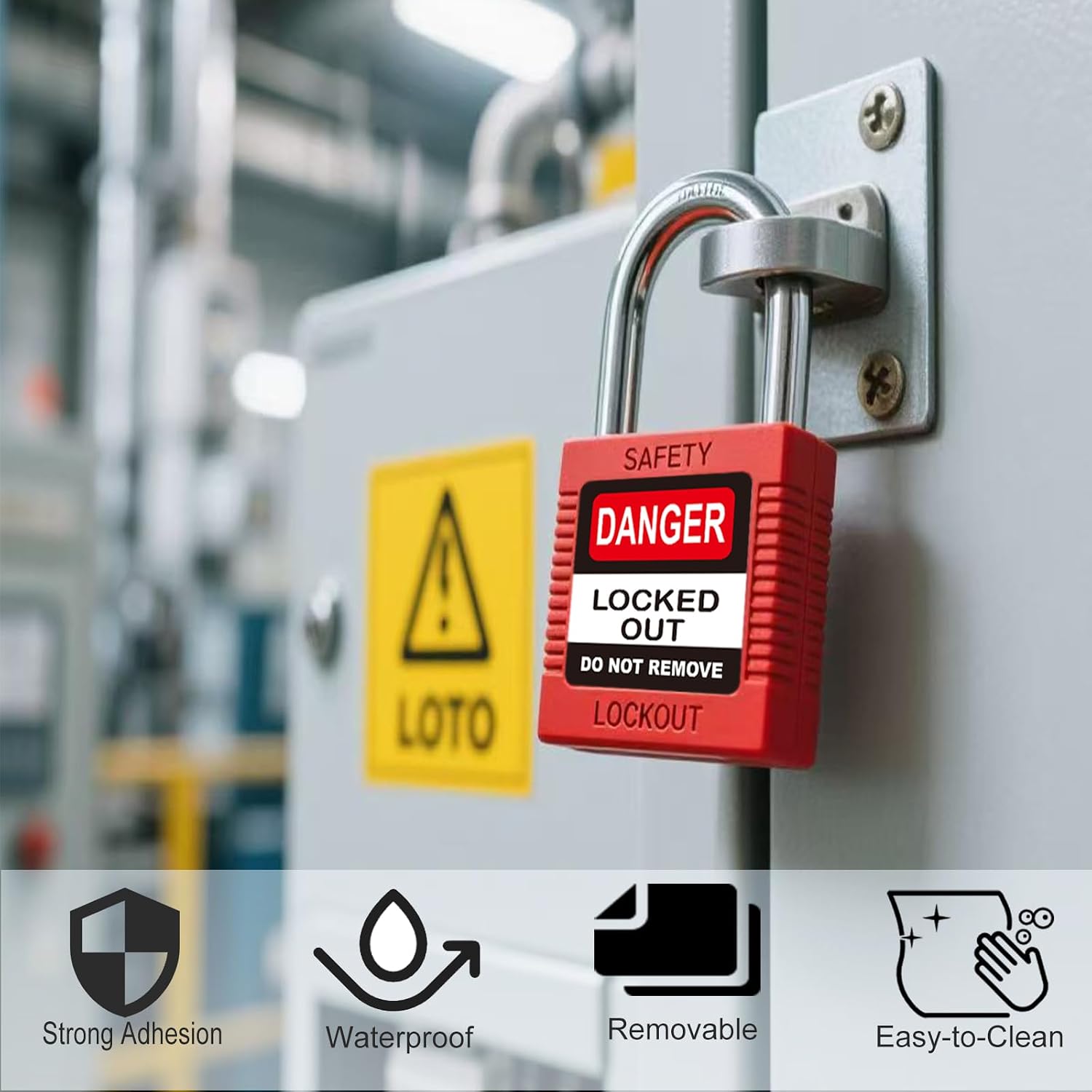 40PCS Lockout Tagout Locks Label image 3