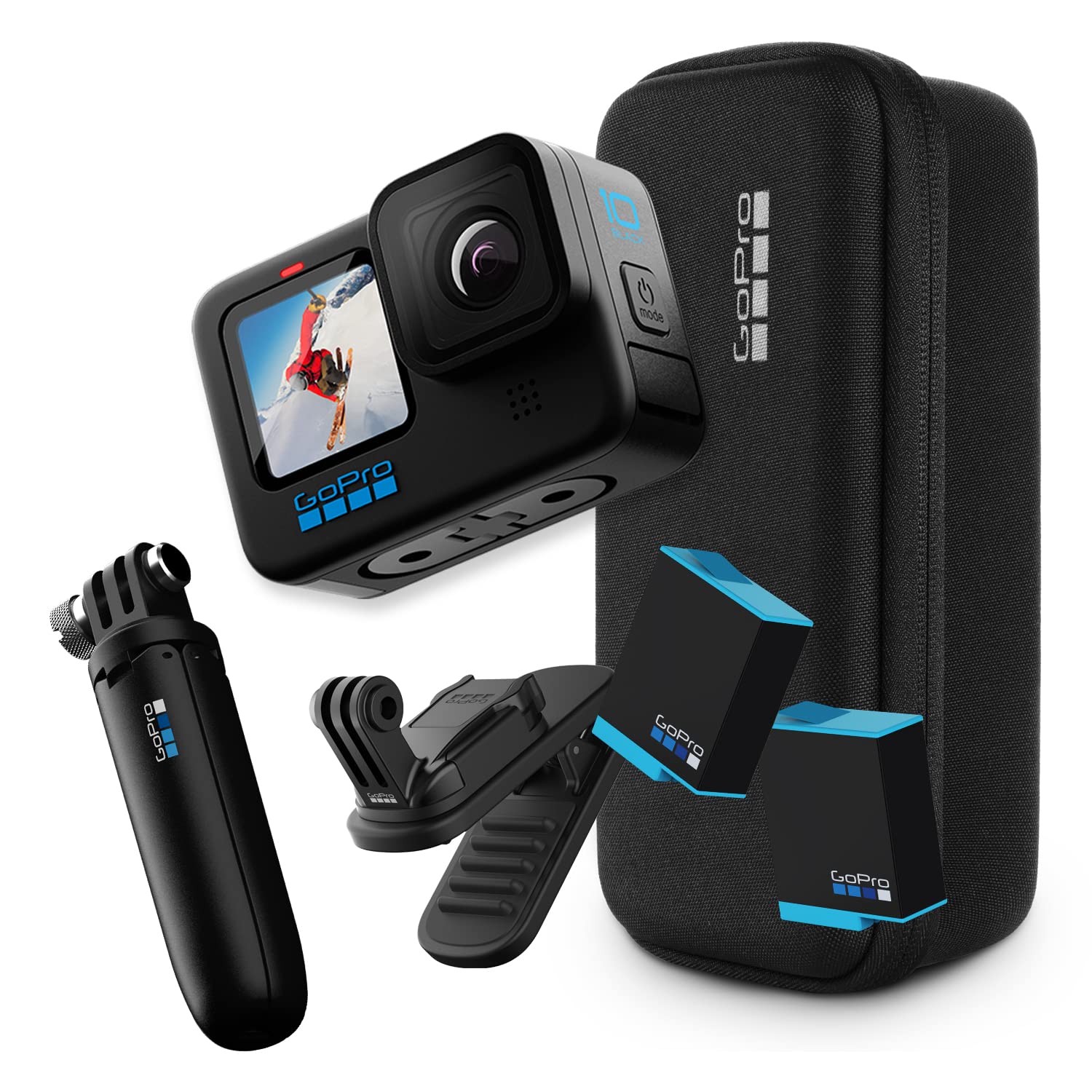 Buy GoPro HERO10 Action Camera with Free Swivel Clip, Extra Battery and